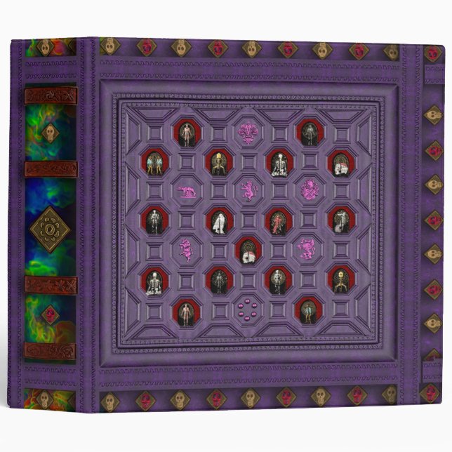 Plagued Grimoires of Necromancy & Curses IV Binder (Front/Spine)