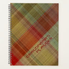 Plaid #1 Carnet de planificateur de grand-papa