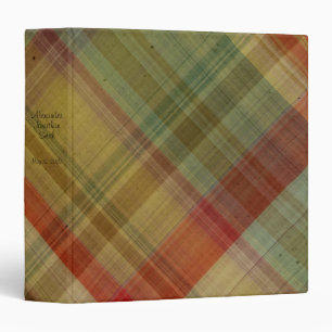 Plaid #1 Scrapbook Album Classeur