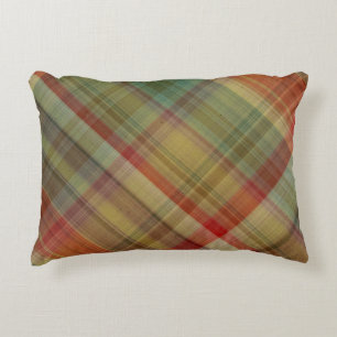 Plaid #1 Throw Pillow