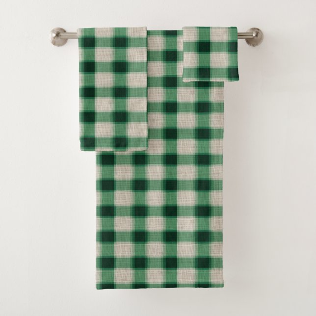 Plaid à la crème verte (En situation)