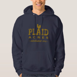 Plaid Acres - récolter l'or sweat - shirt à capuch