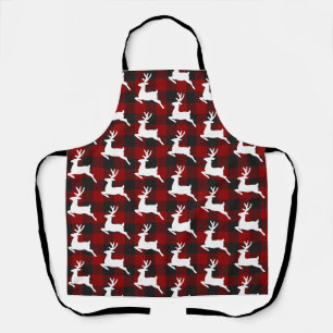 Plaid and deer  apron
