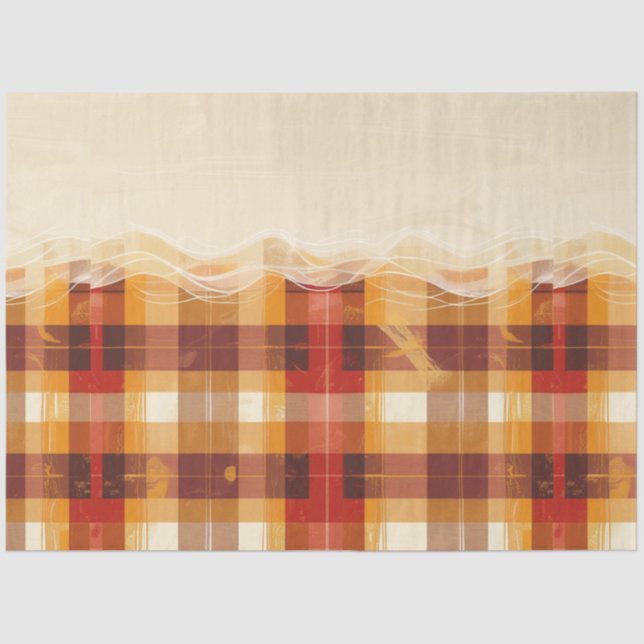 Plaid and Plenty Tissue Paper (Front)