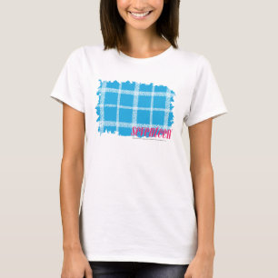 Plaid Aqua 4 T-Shirt