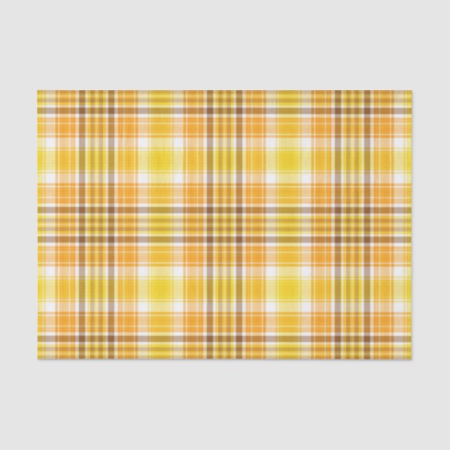 Plaid Autumn Tissue Paper (Front)