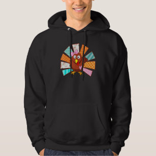 Plaid Baby Turkey Girl Thanksgivng Toddlers Kid Hoodie