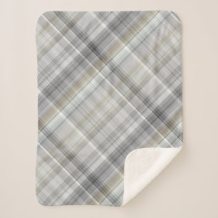 Plaid bleu/gris/bronzage