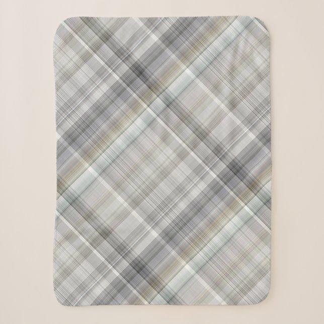Plaid Bleu/Gris/Tan (Devant)