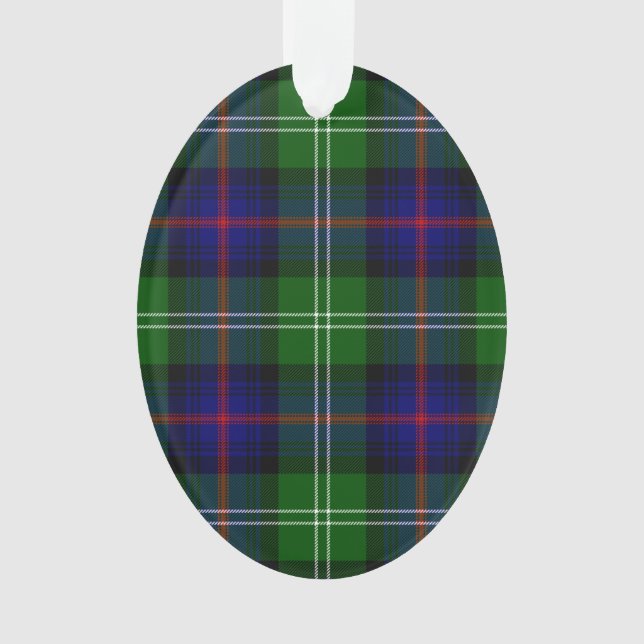 plaid bleu vert de tartan du sud (devant)