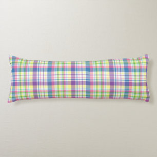Plaid Body Pillow