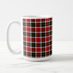 Plaid Brown Checks Pattern Coffee Mug