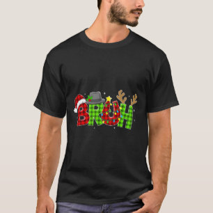 Plaid Bruh Funny Saying Bro Teens Boys Kids Christ T-Shirt