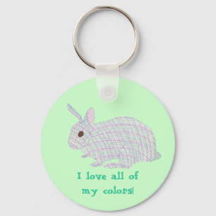 Plaid Bunny,  I love all of my colours, keychains