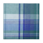 Plaid Ceramic Tile<br><div class="desc">Plaid Ceramic Tile. Add a wood frame!</div>