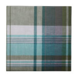 Plaid Ceramic Tile<br><div class="desc">Plaid Ceramic Tile. Add a wood frame!</div>