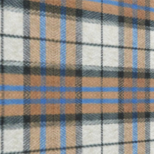 Plaid Checked Fabric Wallpaper