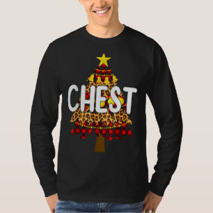 Plaid Chest Nuts Chestnuts Matching Couples Christ T-Shirt