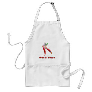 Plaid Chili Peppers Apron