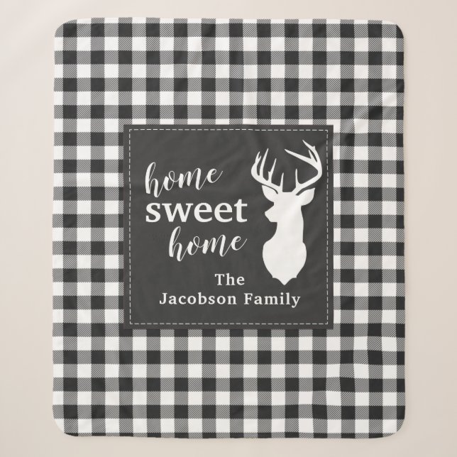 Plaid Christmas Holiday Home Sweet (Devant)