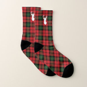 Plaid Christmas Holidays Clan Kerr Tartan Socks