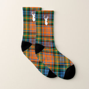 Plaid Christmas Holidays Clan Murray Tartan Socks