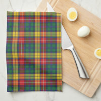 Plaid Clan Buchanan Tartan Red Yellow Green Check