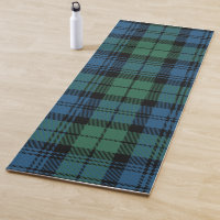 Plaid Clan Campbell Blue Green Black Check Tartan
