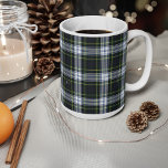 Plaid Clan Gordon Green White Tartan Coffee Mug<br><div class="desc">Classic coffee mug featuring the popular traditional clan Gordon plaid pattern. This classic elegant plaid pattern makes this hot chocolate cup an appreciated gift to every true coffee or tea lover on any special occasion or treat yourself</div>