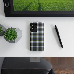 Plaid Clan Gordon Green White Tartan Samsung Galaxy Case