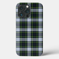 Plaid Clan Gordon Tartan Green White Purple Check