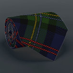 Plaid Clan Malcolm Olive Green Purple Check Tartan Tie<br><div class="desc">Add a classic and traditional touch to your accessories with this plaid Clan Malcolm tartan Olive green purple check tie. Makes a great gift or as a treat to yourself. Match this tie with your latest wardrobe while maintaining a great family tradition Combine your new tie with our matching golf...</div>