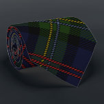 Plaid Clan Malcolm Olive Green Purple Check Tartan Tie<br><div class="desc">Add a classic and traditional touch to your accessories with this plaid Clan Malcolm tartan Olive green purple check tie. Makes a great gift or as a treat to yourself. Match this tie with your latest wardrobe while maintaining a great family tradition Combine your new tie with our matching golf...</div>