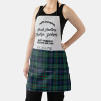 Plaid Clan Robertson Tartan Chequered Kitchen