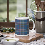 Plaid Clan Thompson Tartan Blue Grey Check Coffee Mug<br><div class="desc">Classic coffee mug featuring the popular traditional clan Thompson Scottish plaid pattern. This classic elegant plaid pattern makes this hot chocolate cup an appreciated gift to every true coffee or tea lover on any special occasion or treat yourself</div>