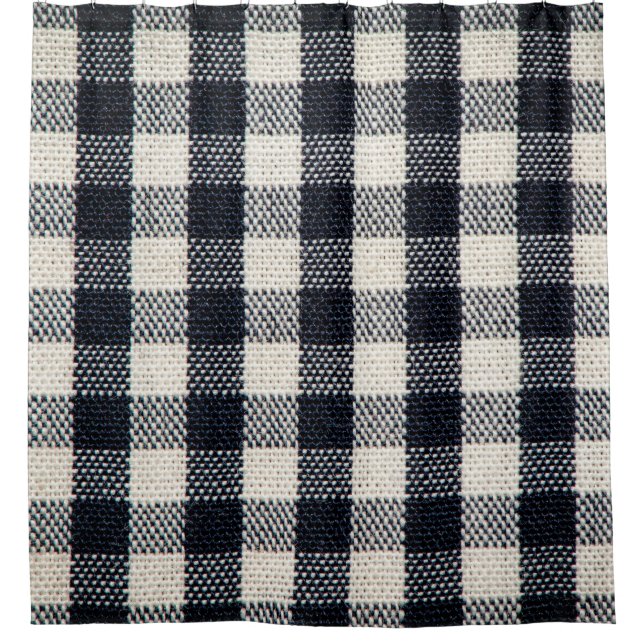Plaid cotton fabric texture background. (Front)