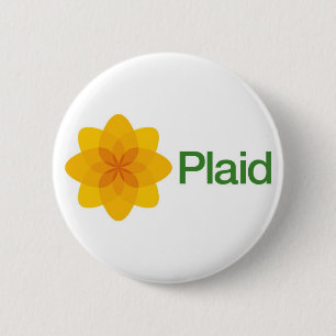 Plaid Cymru Button Badge