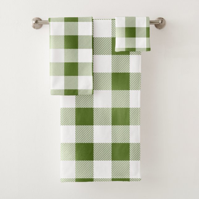 Plaid de Buffle blanc vert de verre (En situation)