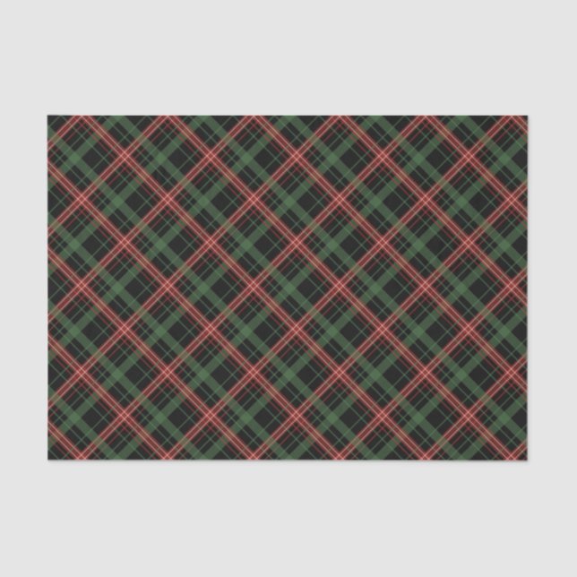 Plaid de Noël, papier de soie de soie (Recto)