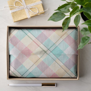 Plaid Easter Series Design #1 Tissue Paper
