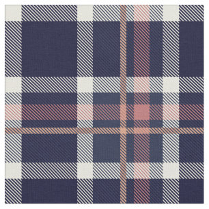 Plaid en tissu mauve et rose