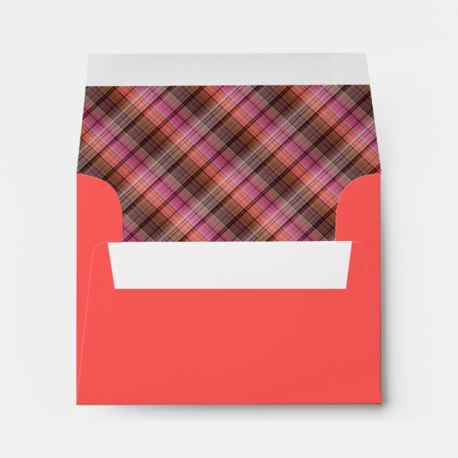 Plaid Envelope (Back (Bottom))