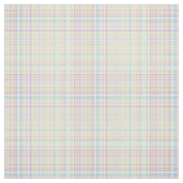 Plaid Fabric-Pastel Baby Blends 11 Fabric (Swatch)