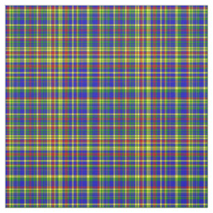 Plaid Fabric-Primary Colours 43 Fabric