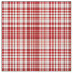 Plaid Fabric-Red and White 02 Fabric