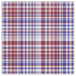 Plaid Fabric-Red White and Blue 23 Fabric