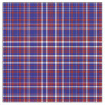 Plaid Fabric-Red White and Blue 42 Fabric