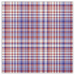 Plaid Fabric-Red White and Blue 44 Fabric