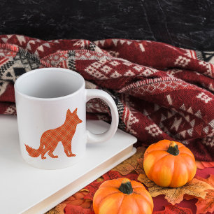 Plaid Fox  Coffee Mug