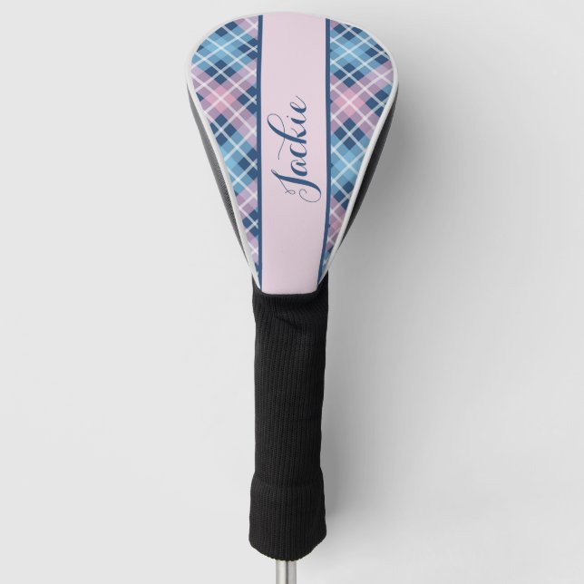 Plaid Golf Head Cover (Front)
